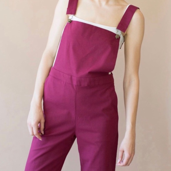 the side party Other - Plum overalls